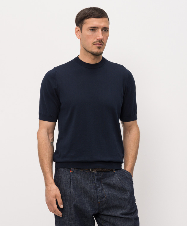 Cashmere&Whiskey Синя футболка MB003 зображення 3