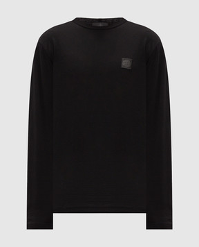 Stone Island Черный лонгслив с нашивкой логотипа L2S152100036S0F11