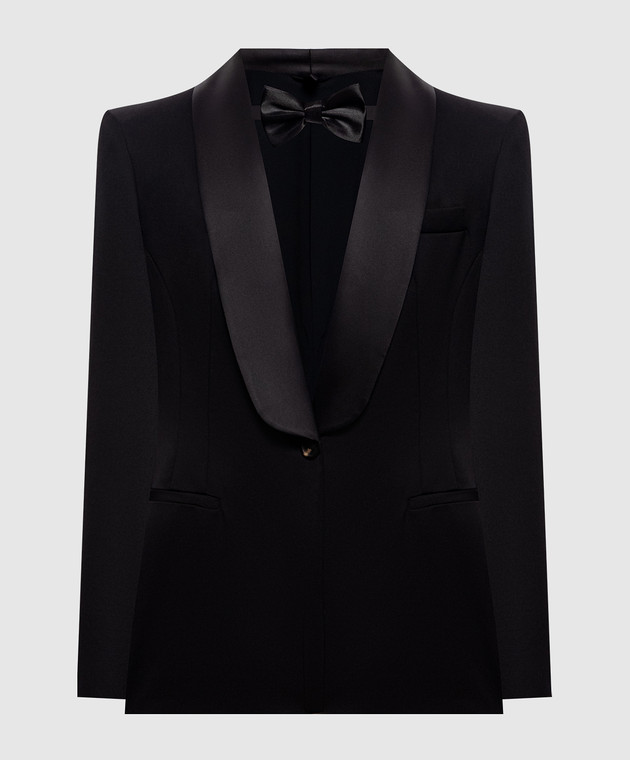 Brunello Cucinelli Чорний жакет з вовни MD0017068