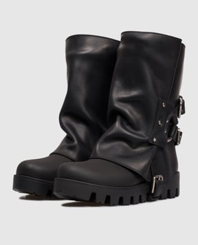 Dolce&Gabbana Черные ботинки с логотипом CT1109AX872