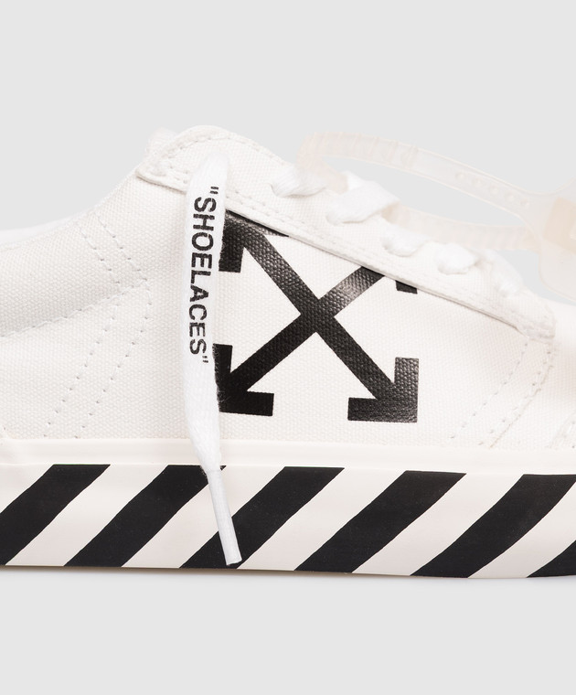Off-White Білі кросівки Vulcanized Undercut OMIA2APC99FAB001 зображення 5