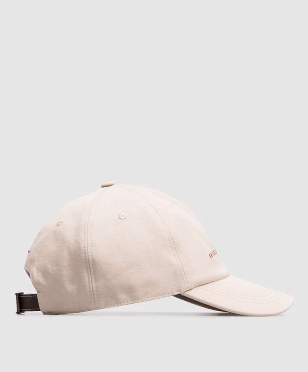 Brunello Cucinelli Кучка бежевого цвета с вышивкой M252D9850 изображение 3