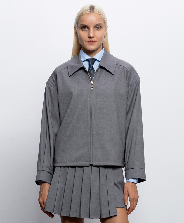 Twinset Серая куртка 262LI2WAA изображение 3