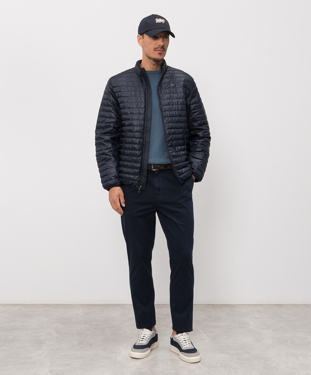 Woolrich Сині штани з нашивкою логотипа CFWOTR2026MRUT5262 зображення 2