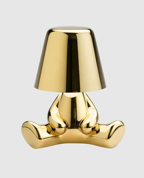 Qeeboo Золотиста світлодіодна лампа Golden Brothers - Joe 43001JE