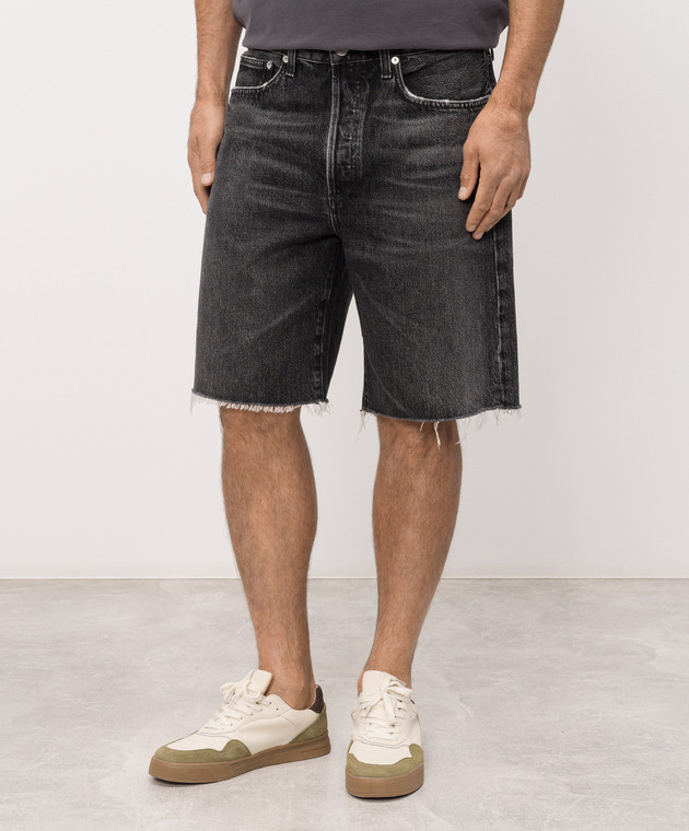 AGOLDE Сірі джинсові шорти Anson A6761346 зображення 3