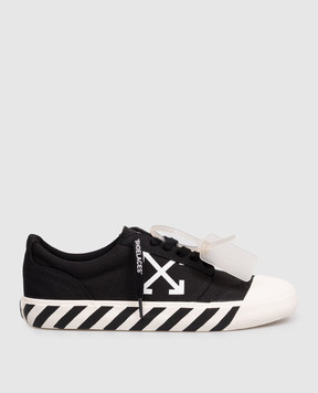 Off-White Чорні кросівки Vulcanized Undercut OMIA2APC99FAB001
