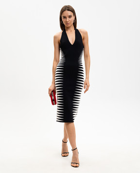 Herve Leger Чорна сукня Amaris 46CBI8566908