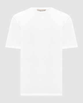 Cashmere&Whiskey Белая футболка с принтом логотипа TSHIRT