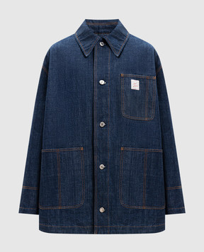 Ami Paris Синяя джинсовая куртка UJK898DE0122