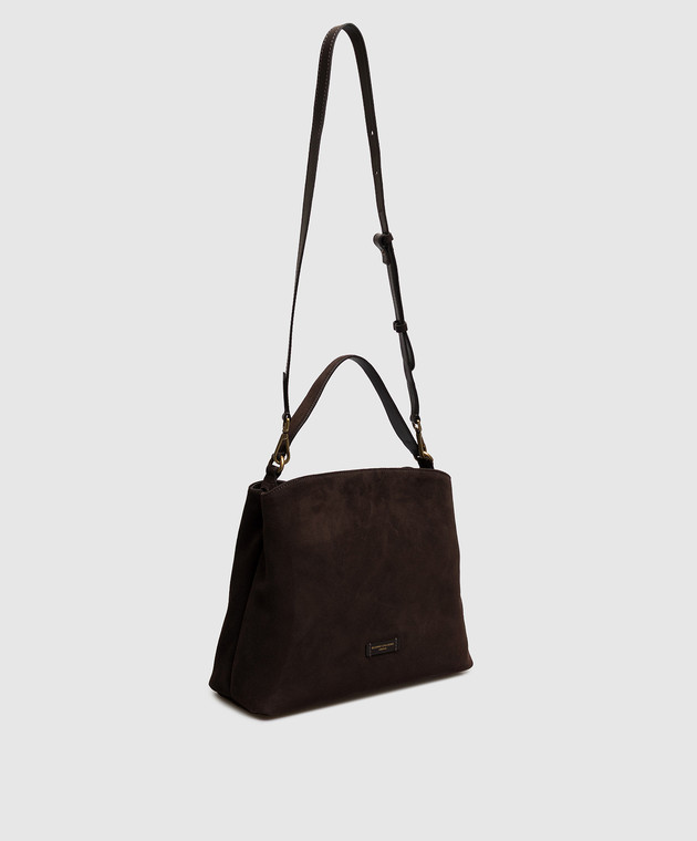 Gianni Chiarini Коричнева замшева сумка FIONA BS12486CMPTY зображення 3