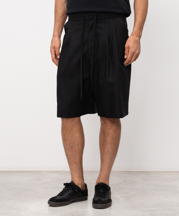 Fear of God Чорні бермуди з вовни FG9M65655RVWS зображення 3