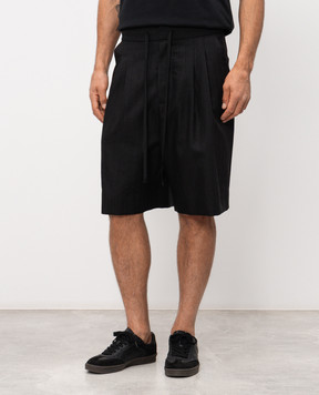 Fear of God Черные бермуды из шерсти FG9M65655RVWS