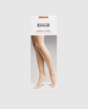 Wolford Бежевые носки INDIVIDUAL 10 den 41260