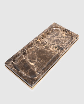 Treesseci Коричнева підставка для ванної кімнати Palace з мармуру PA66AEMGD