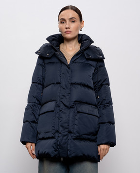Peserico Синій пуховик S24097Z06104