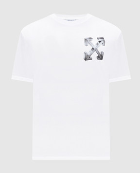 Off-White Біла футблка Metal Off 44MAA027F5J00A