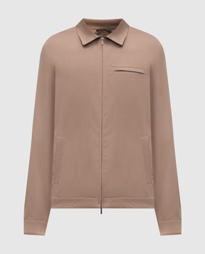 Peserico Коричнева куртка з логотипом R5226908274