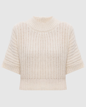 Peserico Білий светр з вовною альпаки S99051F0309196