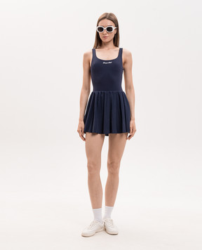 Sporty & Rich Синя сукня-плісе DR00975326BL106