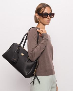 Dolce&Gabbana Черная кожаная сумка Vittoria BB7844A0841