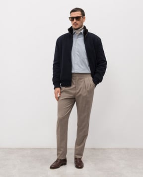 Loro Piana Блакитна сорочка André FAD3172sh