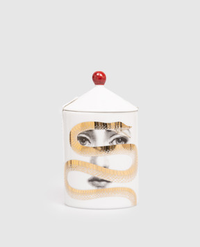 Fornasetti Ароматична свічка - Peccato Originale Décor в порцеляновому свічнику FPSM044ZFP
