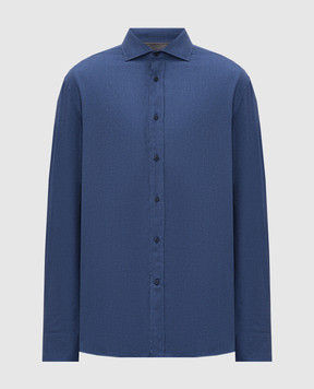 Brunello Cucinelli Синяя рубашка MY6370627