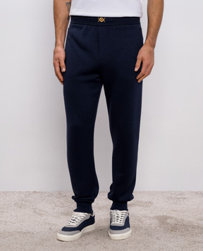 Versace Сині джогери з кашеміром 10187191A12912