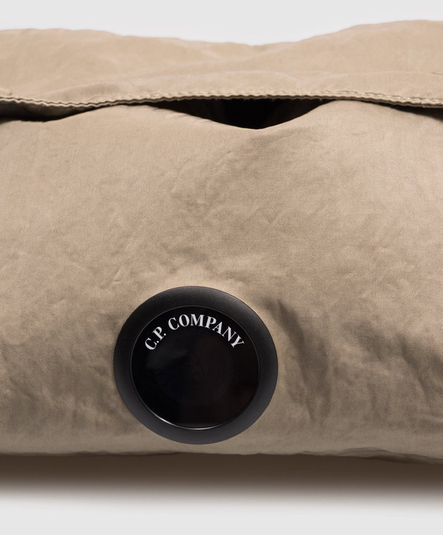 C.P. Company Сумка цвета хаки с патчем логотипа MAC117A005269G изображение 4