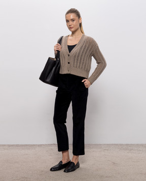 Max Mara Weekend Черные брюки вельветовые MARRUCA WKDMARRUCA
