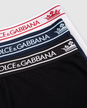 Dolce&Gabbana Набір трусів боксерів з контрастним логотипом M9A25JON0DA