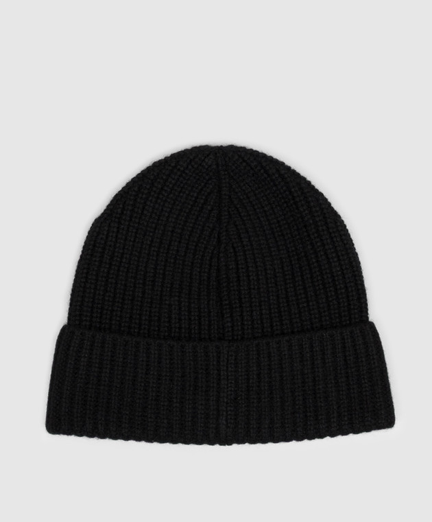 Dolce&Gabbana Черная шапка из кашемира GX66KTJBW2X изображение 3