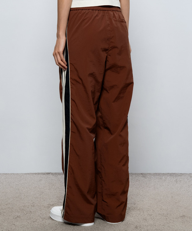 Palm Angels Коричневые спортивные штаны PAMCA002FB001w изображение 4
