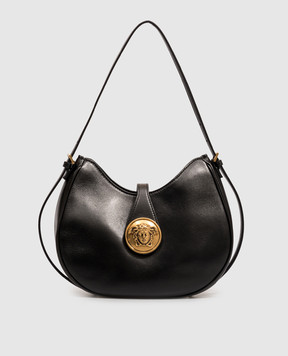 Versace Чорна шкіряна сумка Emblème 10261991A17449