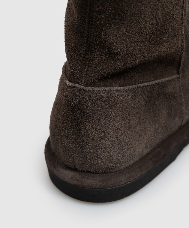 Officine Creative Коричневые замшевые ботинки Marjory MARJORY106PEPE изображение 5