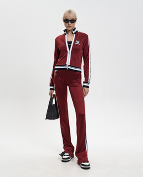 Off-White Красные спортивные штаны Serena с логотипом OWCJ007F25JER001