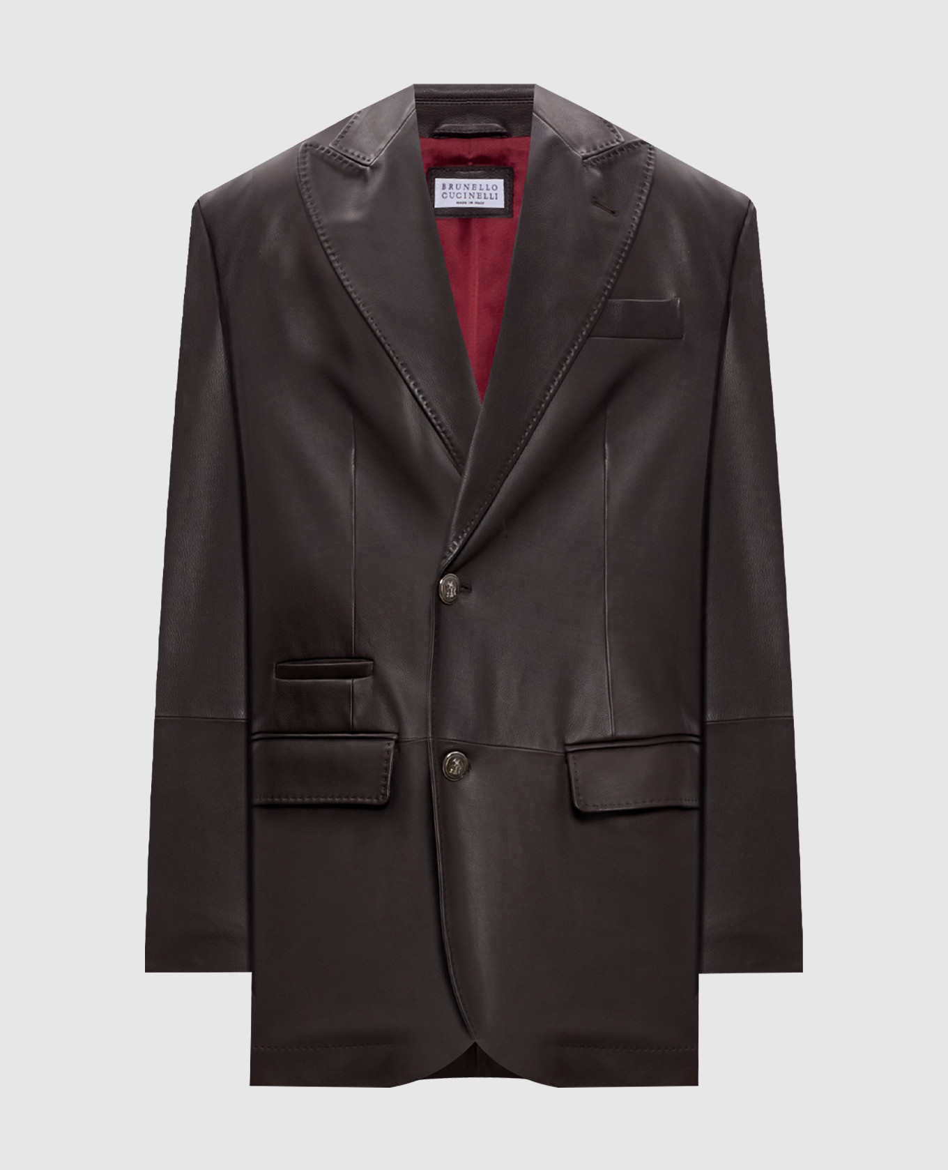 

Коричневый кожаный пиджак, Пиджаки