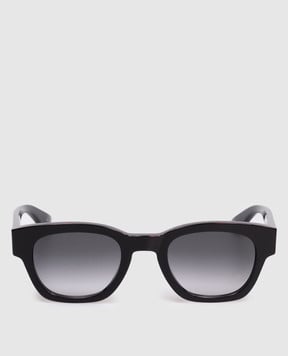 Alexander McQueen Черные очки с логотипом 852619J0749