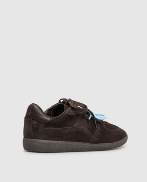 Naked Wolfe Коричневые замшевые кроссовки August с логотипом AUGUST