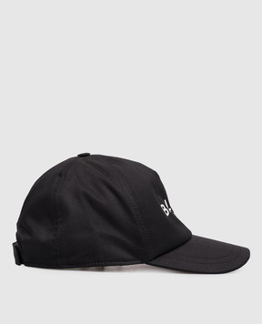 Balmain Детская черная кепка с принтом логотипа BX0P17Z1053