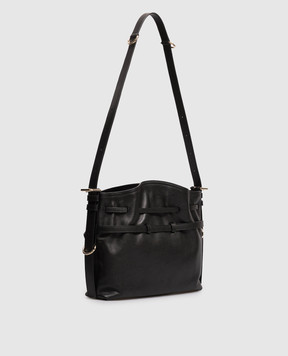 Givenchy Чорна шкіряна сумка-кісет Voyou BB518PB2AE