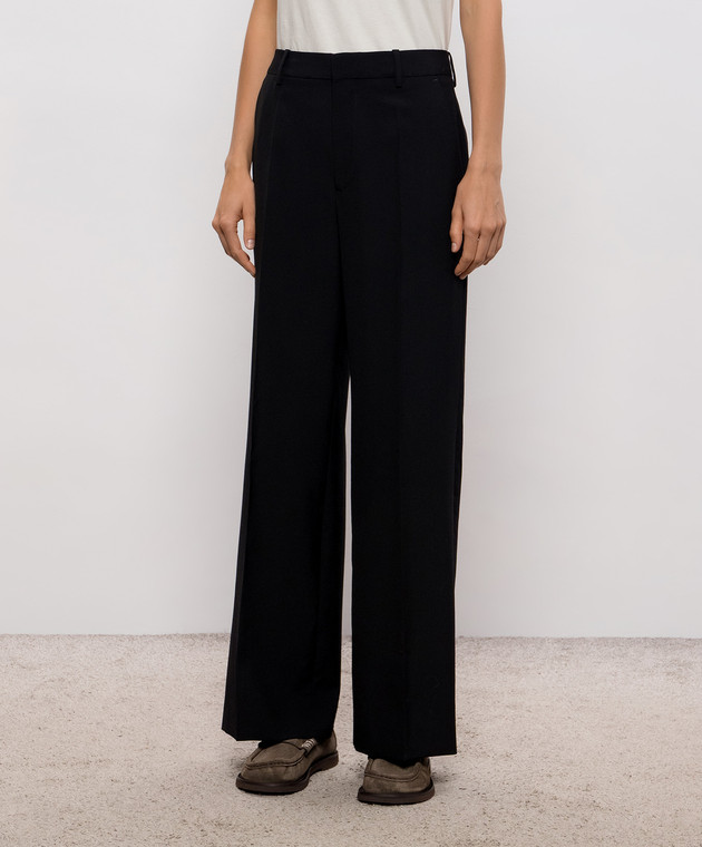 JW Anderson Черные брюки из шерсти TR0424PG1927 изображение 3