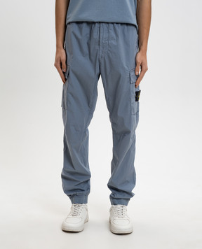 Stone Island Голубые джоггеры с логотипом L1S153100031S0003