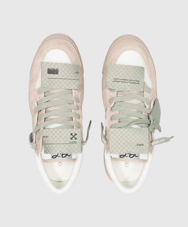 Off-White Бежеві комбіновані кросівки Court 3.0 OF05779101 зображення 4