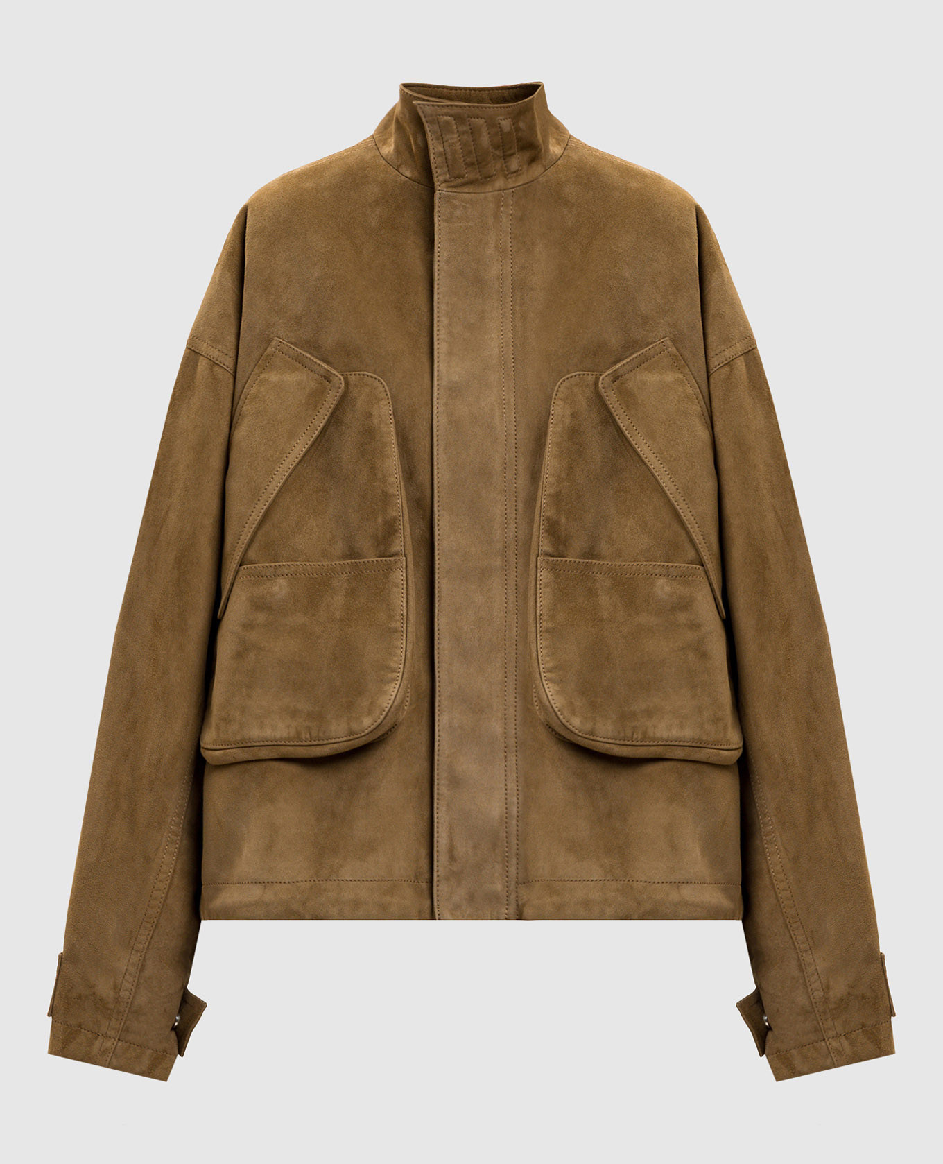 

Коричневая замшевая куртка, Коричневый, Кожаные куртки