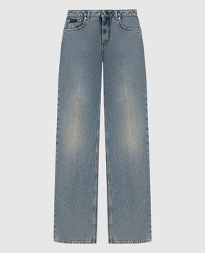 Dolce&Gabbana Сині джинси з патчем логотипа FTDDFDG8OT9