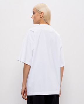 Vetements Біла футболка з принтом логотипа ME76TR150Ww