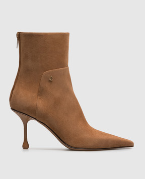 Jimmy Choo Коричневі замшеві ботильйони CYCAS CYCASAB80SUE