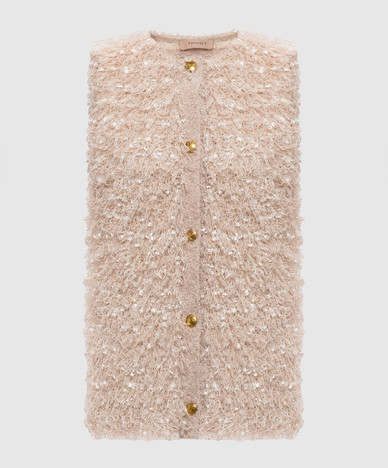 Бежевий жилет